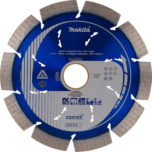 Makita diamantdoorslijpschijf comet 125 x 22.23 x 10 mm - comet