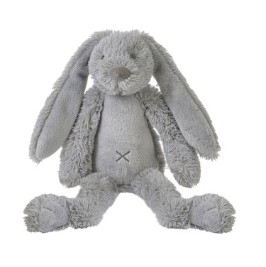 Happy horse konijn richie knuffel 28cm - grijs - baby knuffel