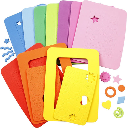 Creativ company creative foam fotolijsten 13x18 cm 10 stuks