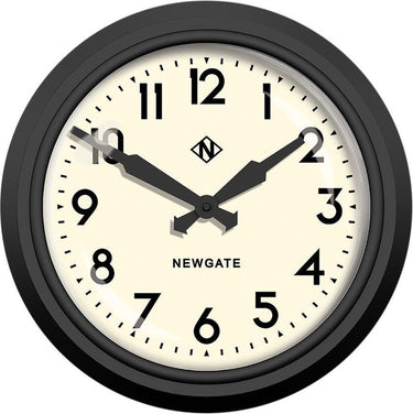 Newgate wandklok the electric zwart 37cm
