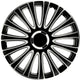 Carpoint gorecki - wieldoppenset lemans pro - silver black 15inch