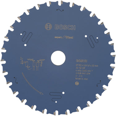 Bosch circular saw blade expert for steel 160 x 20 x 2,0 mm, 30