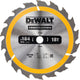 Dewalt cirkelzaagblad voor hout | construction | ø 184mm asgat 16mm 18t - dt1938-qz