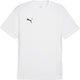 Puma teamgoal jersey heren sportshirt - white- black-feather gray