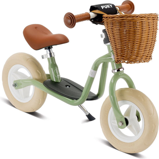 Puky loopfiets - lr m - retro groen - met mandje - vanaf 2 jaar