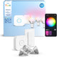 Philips hue essential starterkit - wit en gekleurd licht - 1 bridge - 3 gu10-spots en dimmer switch