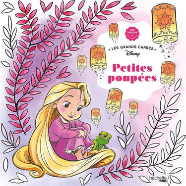 Hachette heroes disney les grands carrés - petites poupées - - kleurboek voor volwassenen