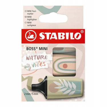 Stabilo boss mini - markeerstift - naturevibes - etui met 3 kleuren