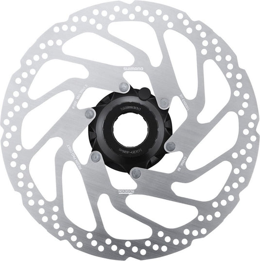 Shimano remschijf rt-em300 160 mm rvs center-lock zilver