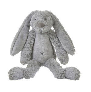 Happy horse konijn richie knuffel 28cm - grijs - baby knuffel