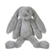 Happy horse konijn richie knuffel 28cm - grijs - baby knuffel