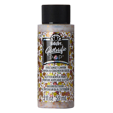 Folkart • glitterific pop acrylic paint sunset canyon 59ml