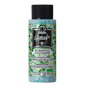 Folkart • glitterific pop acrylic paint dragon scales 59ml