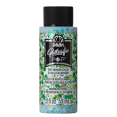 Folkart • glitterific pop acrylic paint dragon scales 59ml