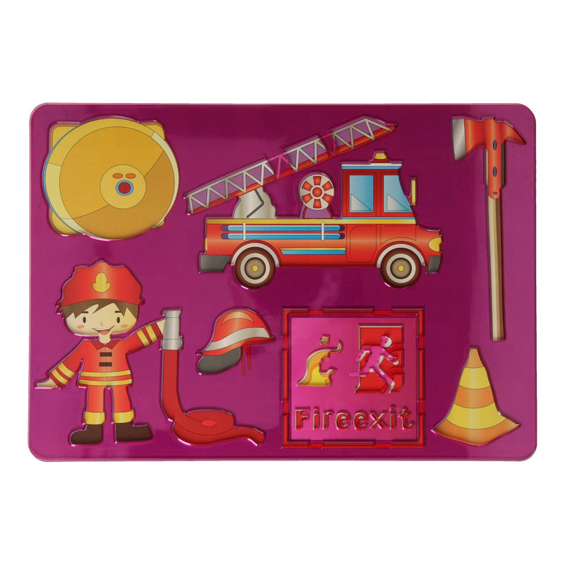Load image into Gallery viewer, Tekensjabloon brandweer, 27x19cm
