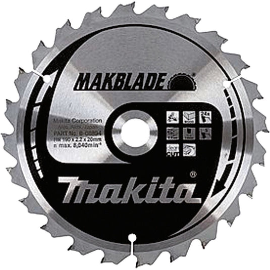 Makita afkortzaagblad voor hout | makblade | ø 255mm asgat 30mm 60t - b-32792