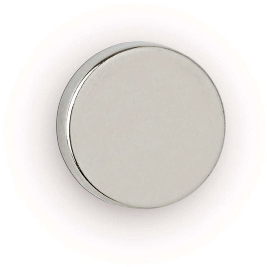 Maul magneet rond 10 stuks 2,5 kg staal metaal neodymium magnetisch ø 1.2 x 0.3 cm zilver