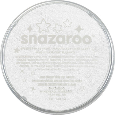 Snazaroo 1118001 - sparkle white - 18ml aqua schmink kinderschmink voor kinderen en volwassenen