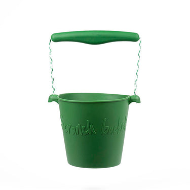 Scrunch speelgoedemmer - groen - opvouwbaar - recycleerbaar
