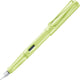 Lamy safari springgreen vulpen | ergonomische grip | asa-kunststof | stalen penpunt f | inclusief blauwe t 10 inktpatroon – rechtshandig