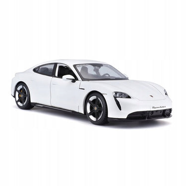 Bburago porsche taycan turbo s 1:24 modelauto wit
