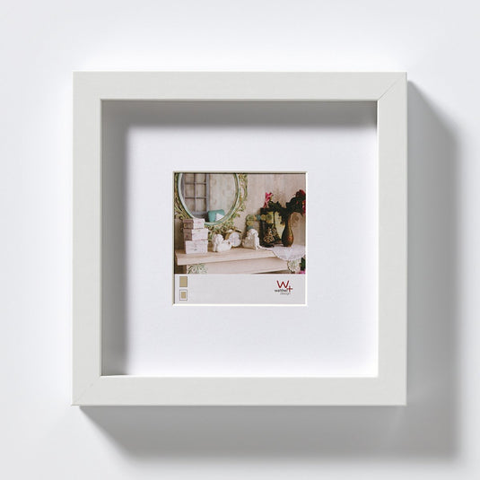 Walther stockholm - mdf houten lijst - fotoformaat 20x20 cm - wit