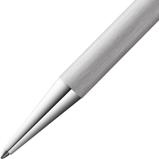 Lamy scala balpen 251 - van roestvrij staal in de kleur geborsteld, satijn afwerking met draaimechanisme - incl. m 16 grote capaciteit vulling in zwart