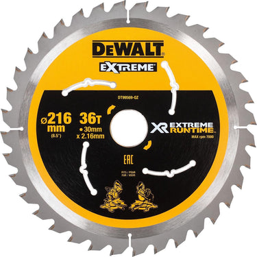 Dewalt dt99569 xr cirkelzaagblad 216 x 30 x 36t - hout