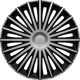 Gorecki wieldoppenset dakota sil bl 13 inch zilver 4 stuks