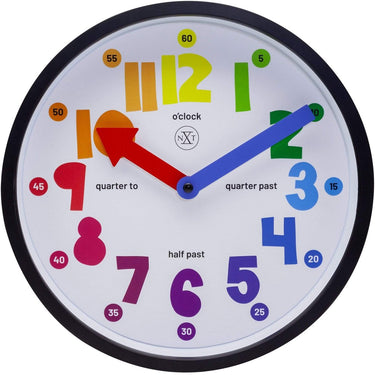 Nextime nxt sophia – stille wandklok – 26 cm – plastic – wit