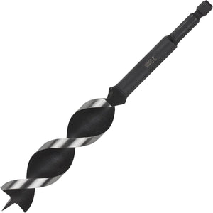 Wolfcraft - 18mm slangenboor voor houtbalken - 165mm - zeskantschacht houtboor - hex - boor voor hout - 7137000