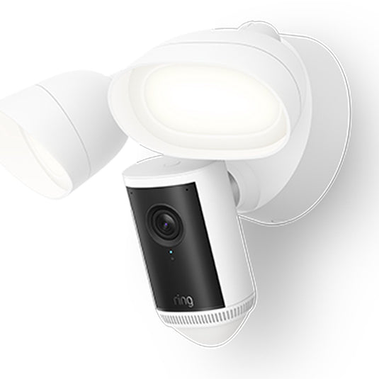 Ring camera met schijnwerpers pro (nieuwste generatie) - 4k - buiten - wit