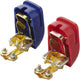Proplus accupoolklemmen set - snelsluiting - ø 16-17 mm - messing en kunststof - blisterverpakking