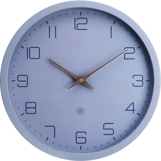 Nextime nxt eco – wandklok – 30 cm – papier bioplastic – zwart – stil