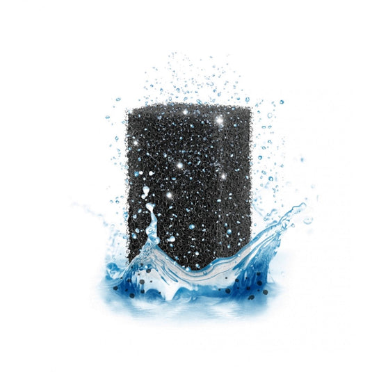 Ciano foam medium - filtermateriaal - 4.5x3.5x7.5 cm 28 g zwart