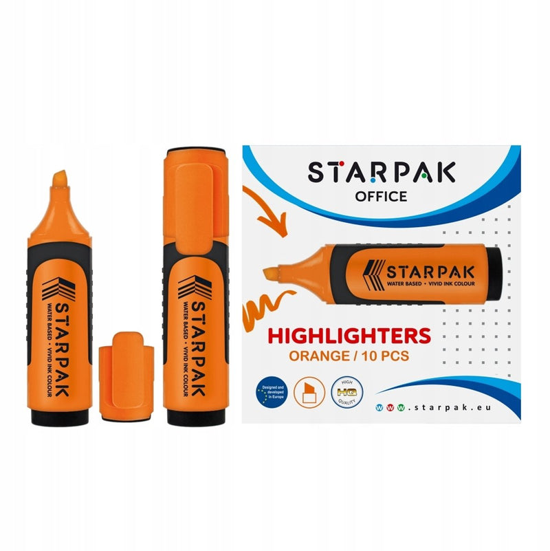 Load image into Gallery viewer, Starpak oranje markeerstiften set - 10 stuks

