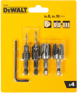 Dewalt dt7620-qz - gereedschapscombiset - 4-delig - houtbewerking - zeskantige schacht