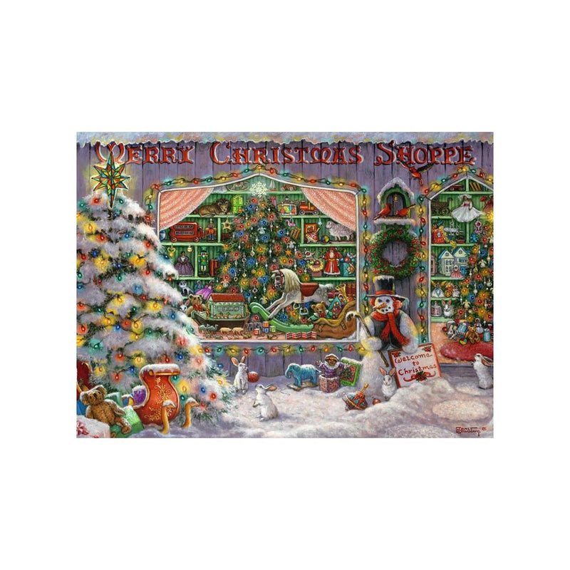 Load image into Gallery viewer, Ravensburger puzzel the christmas shop 500 stukjes
