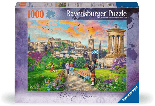 Ravensburger puzzel edinburgh romance - legpuzzel - 1000 stukjes