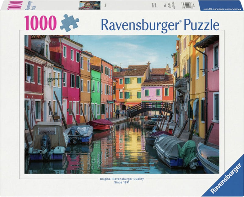 Load image into Gallery viewer, Ravensburger legpuzzel burano italie, 1000st.

