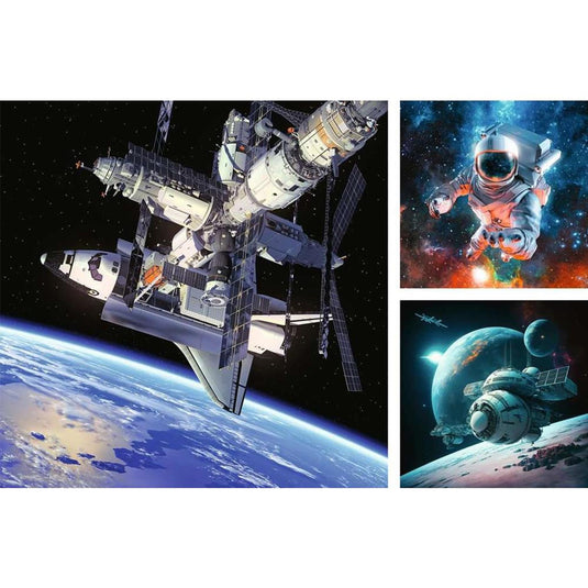 Ravensburger puzzel space 3x49 stukjes