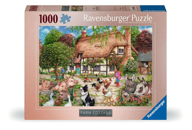 Ravensburger puzzel farm cottage - legpuzzel - 1000 stukjes