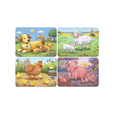 Ravensburger puzzel - boerderijdierfamilies - my first puzzles