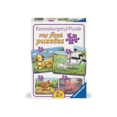 Ravensburger puzzel - boerderijdierfamilies - my first puzzles