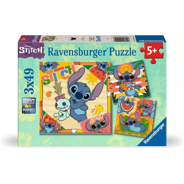 Ravensburger puzzel disney stitch 3x49 stukjes