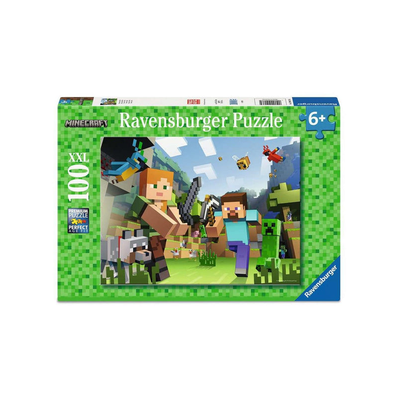 Load image into Gallery viewer, Ravensburger puzzel minecraft 100st
