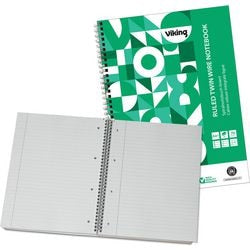 Collegeblok viking groen