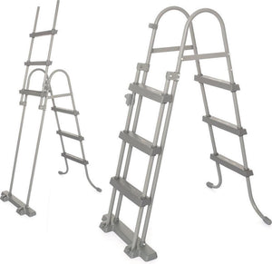 Bestway flowclear 1.07m safety zwembadladder opklapbaar