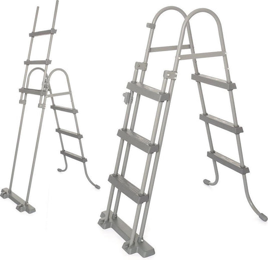 Bestway flowclear 1.07m safety zwembadladder opklapbaar