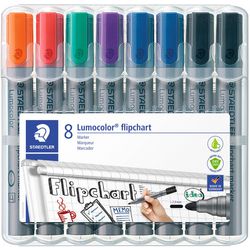 Flipovermarker staedtler 356 wp8 x kleurenassortiment 171 g